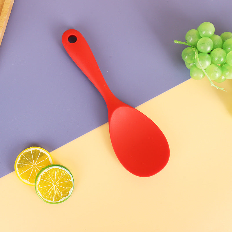 Silicone Spatula Non-stick Pan Special Shovel Resistant To High Temperature Cooking Silicone Shovel Six-piece Set Household Soup Spoon Kitchen Utensils Custom