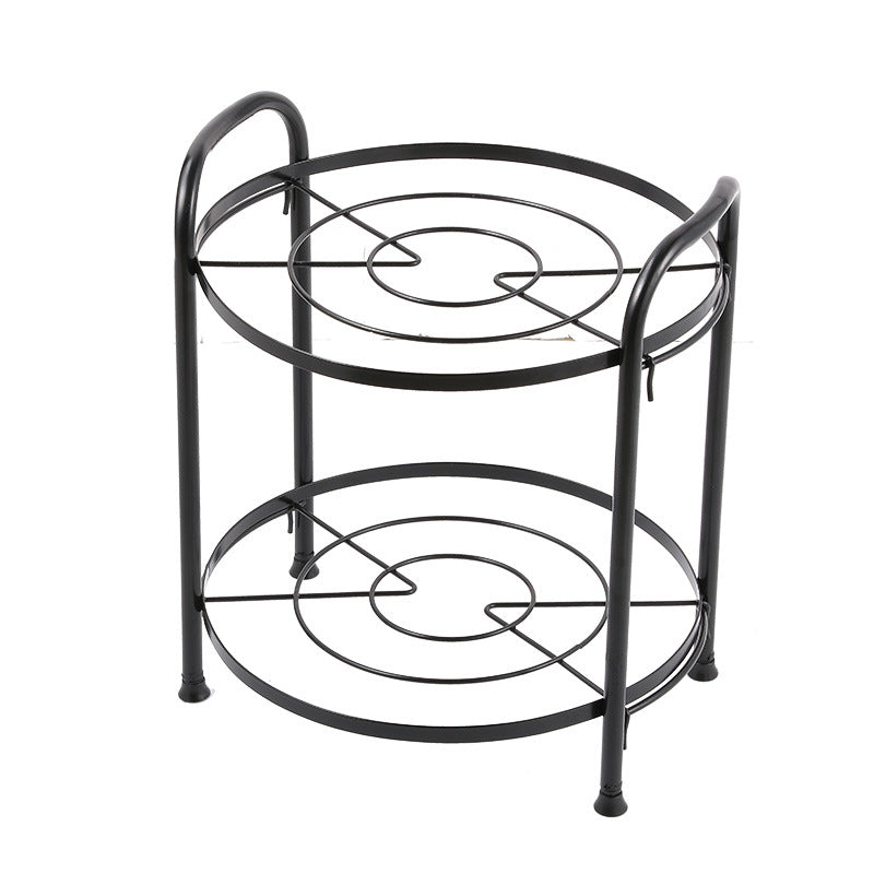 Manufacturers Wholesale Kitchen Rack Floor Storage Storage Rack Kitchen Pot Rack Creative Multi-layer Pot Rack